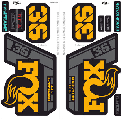 Fox 36 Performance Elite 2021 Decals