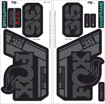 Fox 36 Performance Elite Live Valve 2022 decals