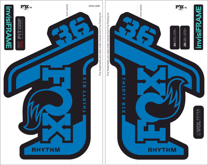 Fox 36 Rhythm 2021 decals