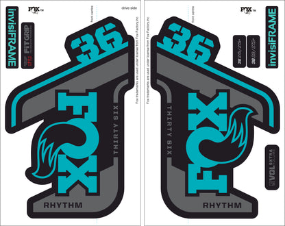 Fox 36 Rhythm 2021 decals