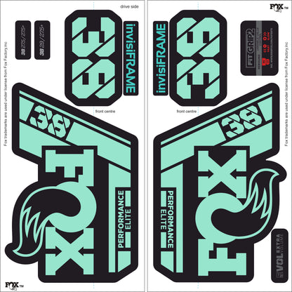 Fox 38 Performance Elite 2021 Decals