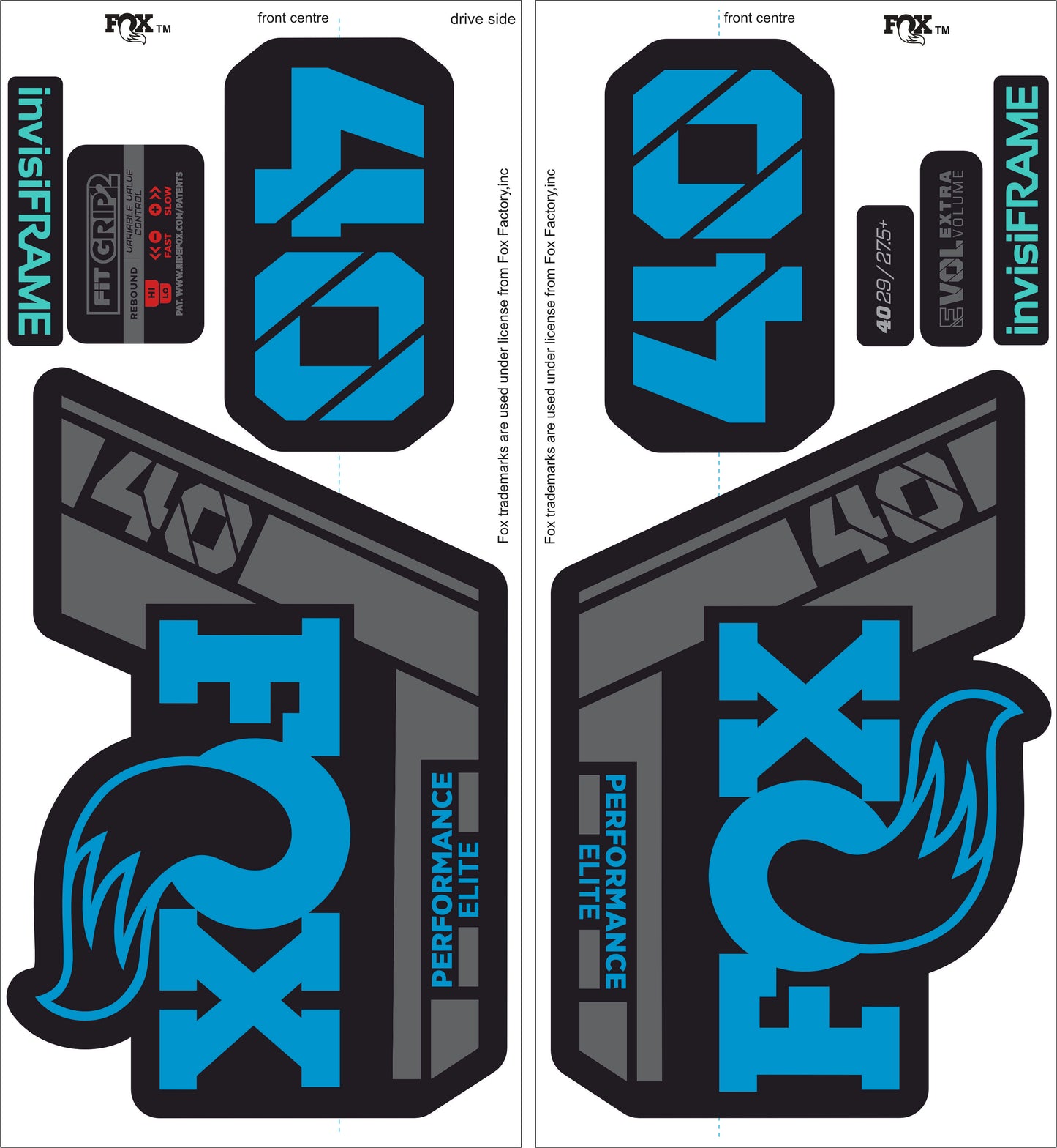Fox 40 Performance Elite 2021 Decals