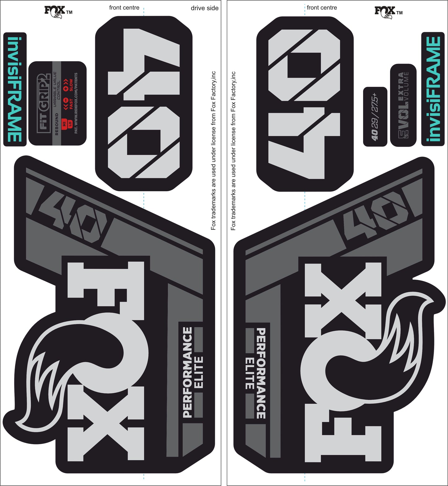 Fox 40 Performance Elite 2021 Decals