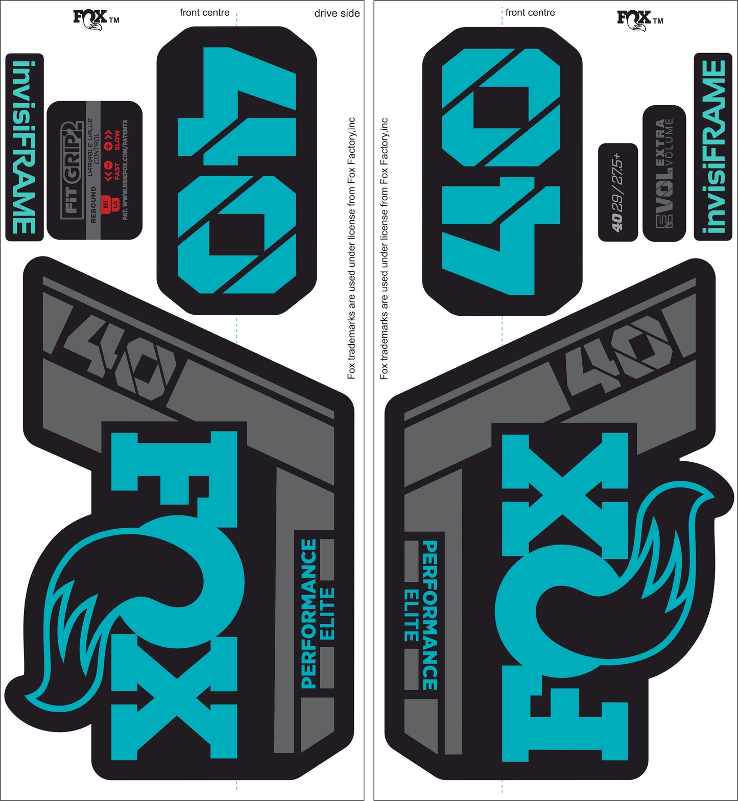 Fox 40 Performance Elite 2021 Decals