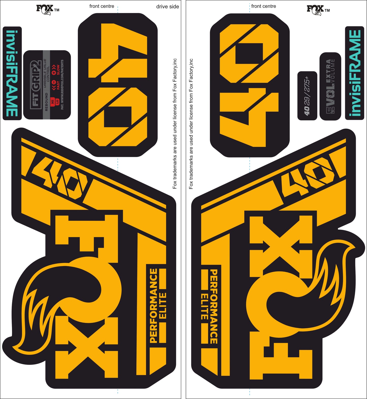 Fox 40 Performance Elite 2021 Decals