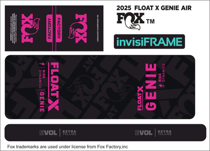 Fox Float X Genie Factory 2025 Decals