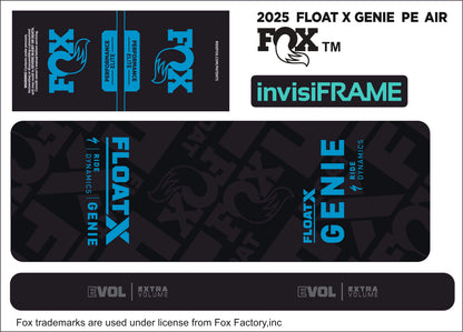 Fox Float X Genie Performance Elite 2025 Decals