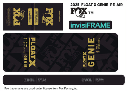 Fox Float X Genie Performance Elite 2025 Decals