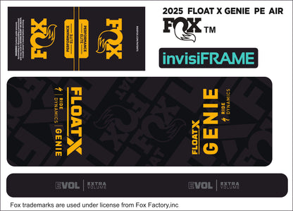Fox Float X Genie Performance Elite 2025 Decals