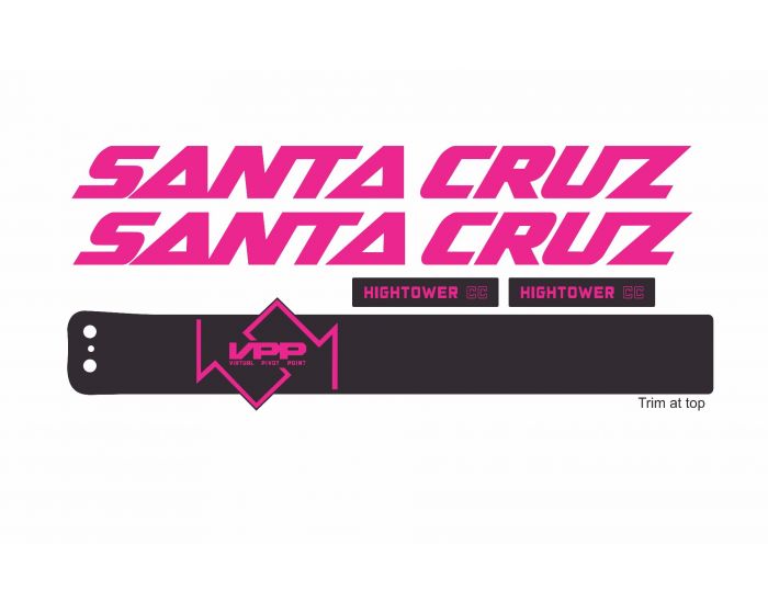 Santa Cruz Hightower CC 2020 Decals