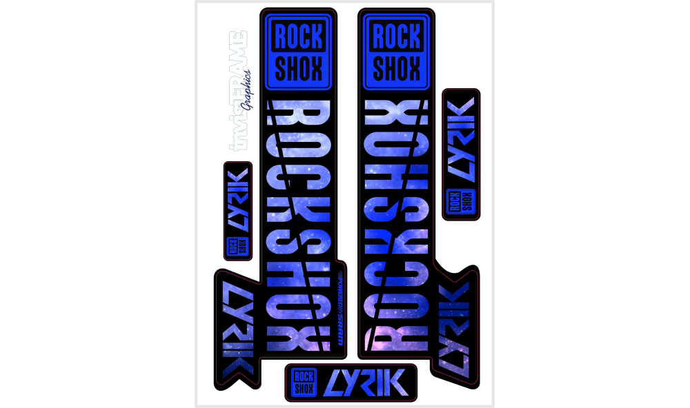 Rock Shox LYRIK 2018 decals