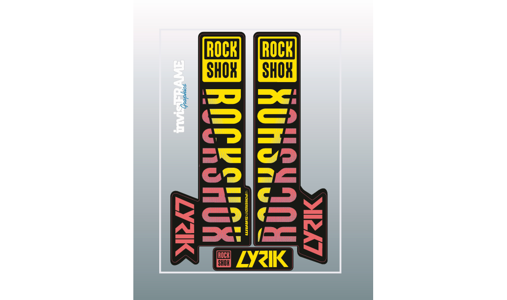 Rock Shox LYRIK 2018 decals