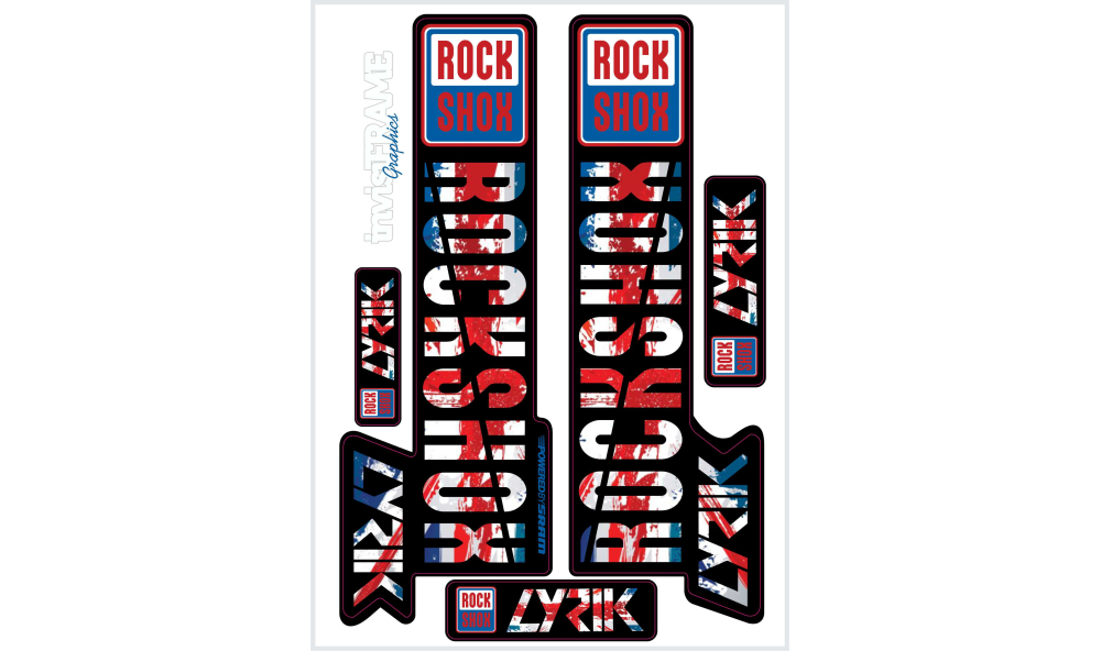 Rock Shox LYRIK 2018 decals