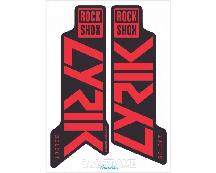 Rock Shox LYRIK SELECT 2020 Decals