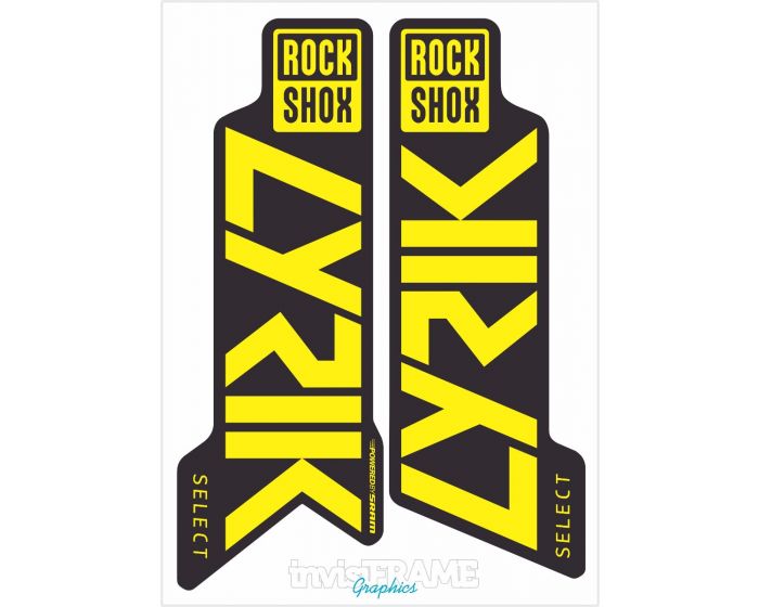 Rock Shox LYRIK SELECT 2020 Decals