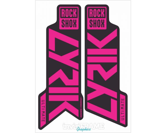 Rock Shox LYRIK ULTIMATE Decals 2020