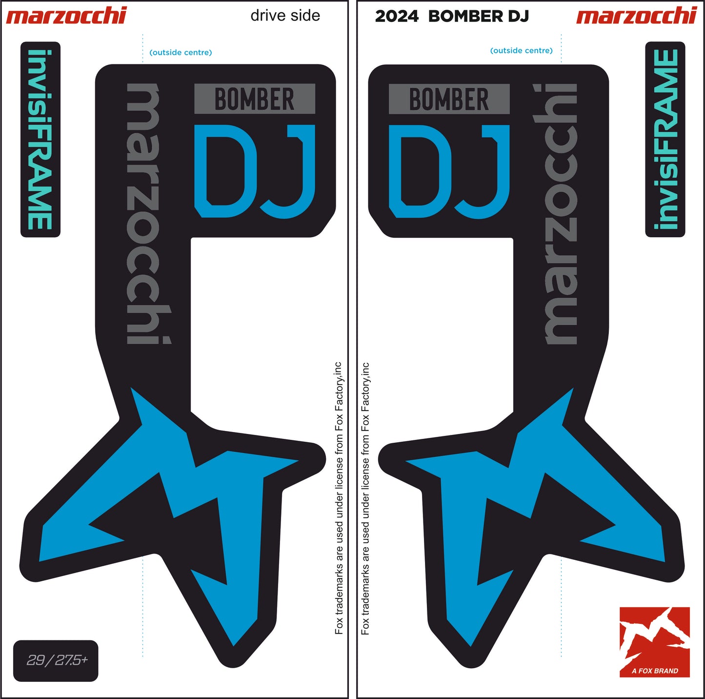 Marzocchi Bomber DJ 2024 Decals