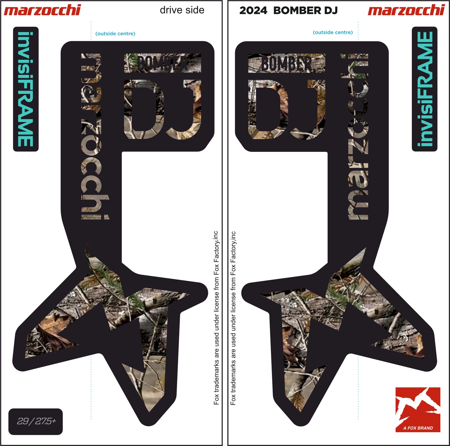 Marzocchi Bomber DJ 2024 Decals