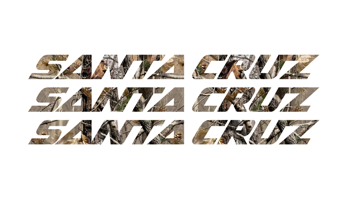 Santa Cruz Nomad V7 MX 2027 Downtube only Decals