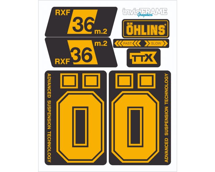 Ohlins RXF 36 M.2 Fork Decals 2022/23/24