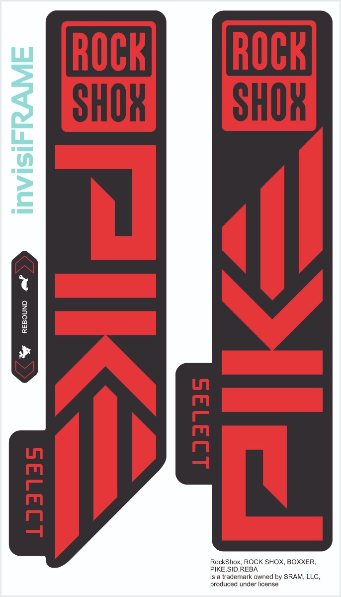 Rock Shox PIKE SELECT 2023 Decals