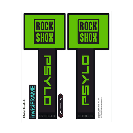 Rock Shox Psylo Gold, Diffusion 2025 Decals