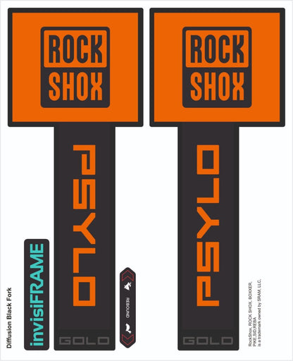 Rock Shox Psylo Gold, Diffusion 2025 Decals