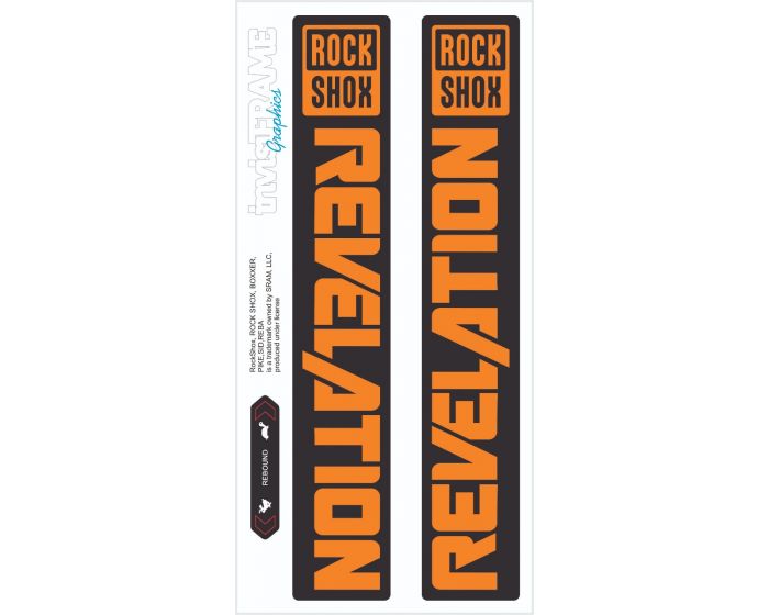 Rock Shox REVELATION 2021 Decals