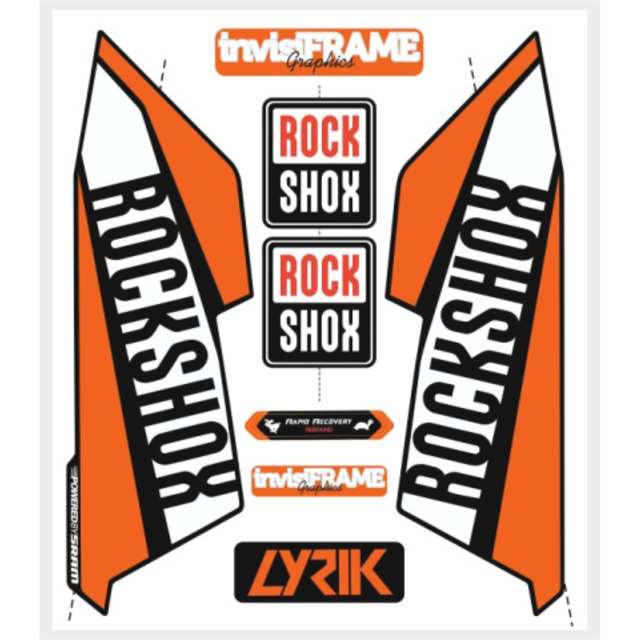 Rock Shox LYRIK 2016 Decals