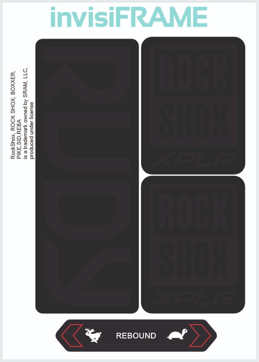 Rock Shox Rudy 2023 Decals