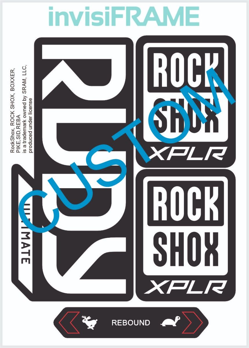 Rock Shox Rudy Ultimate 2023 Decals