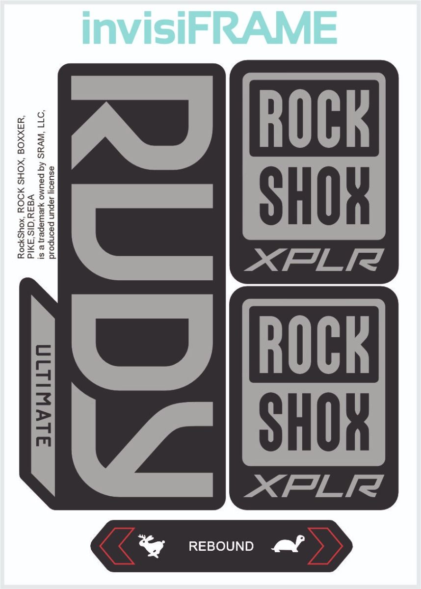 Rock Shox Rudy Ultimate 2023 Decals