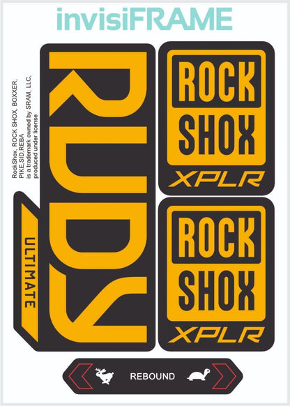 Rock Shox Rudy Ultimate 2023 Decals