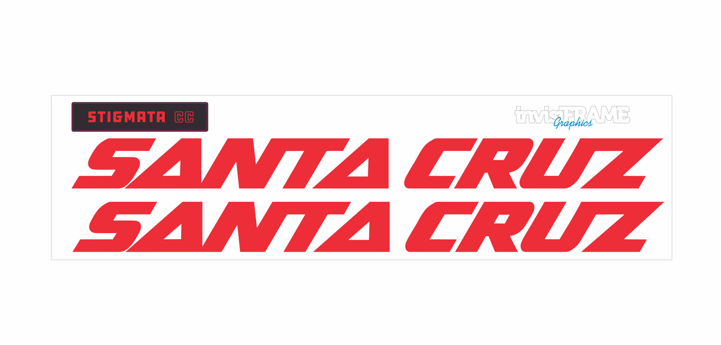 Santa Cruz Stigmata CC 2019 Decals