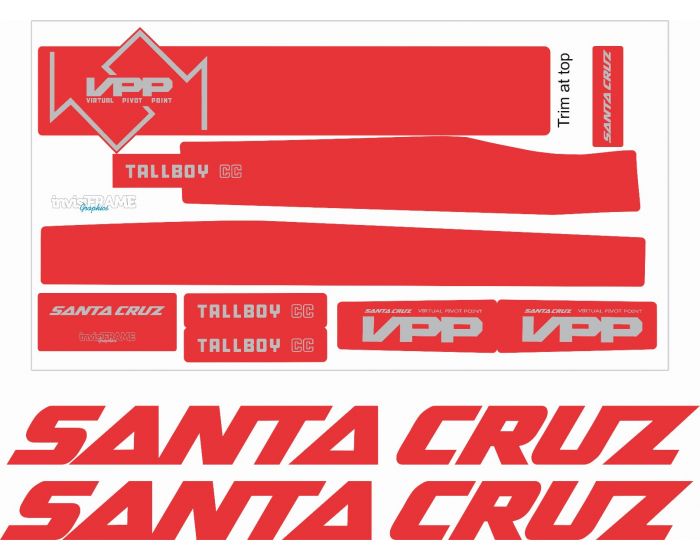 Santa Cruz Tallboy 4 CC 2020 Decals