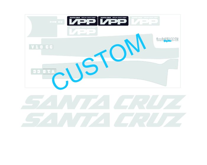 Santa Cruz V10 CC 29er 2019 Decals