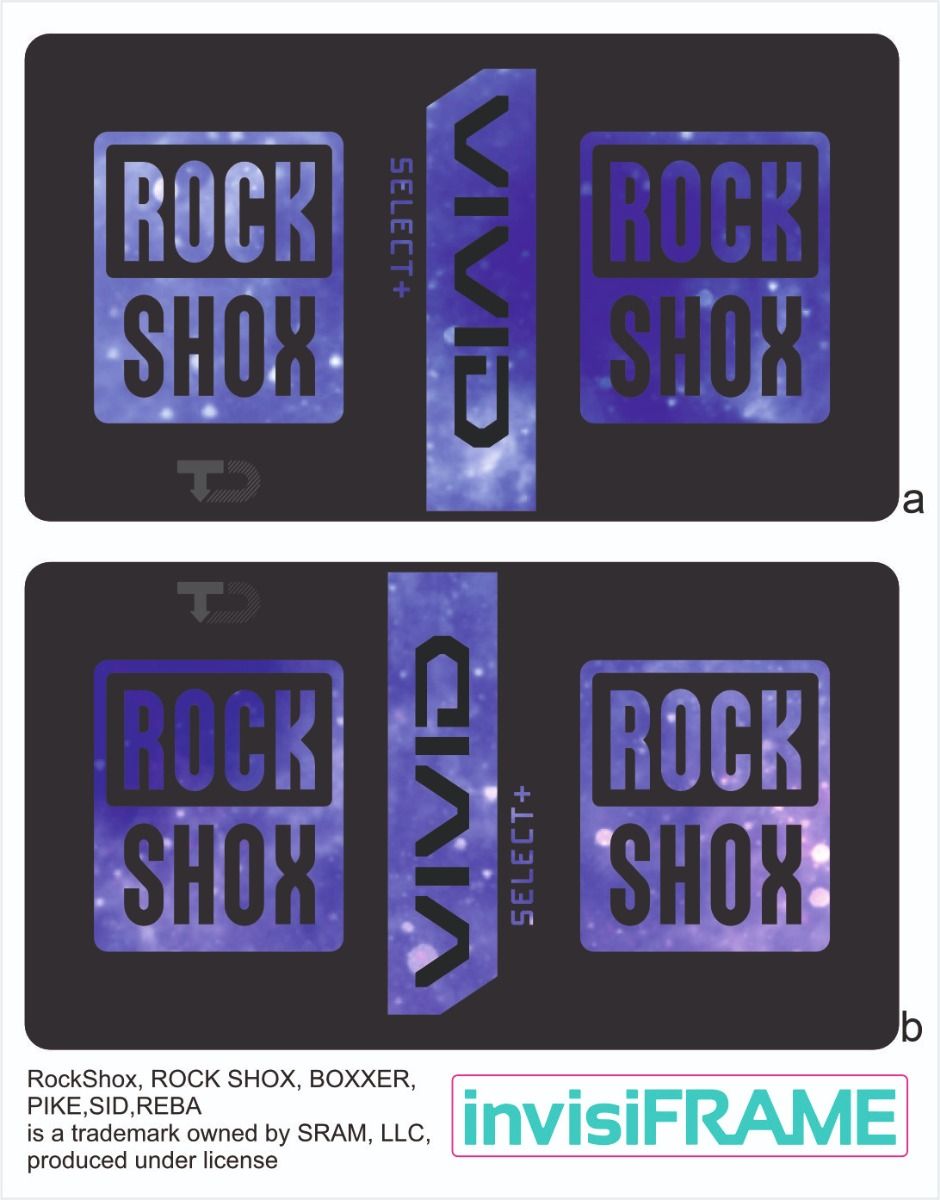 Rock Shox Vivid Coil Select+ 2025 Decals