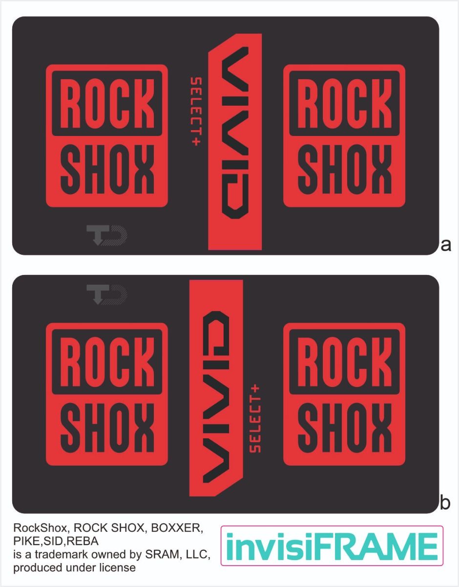 Rock Shox Vivid Coil Select+ 2025 Decals