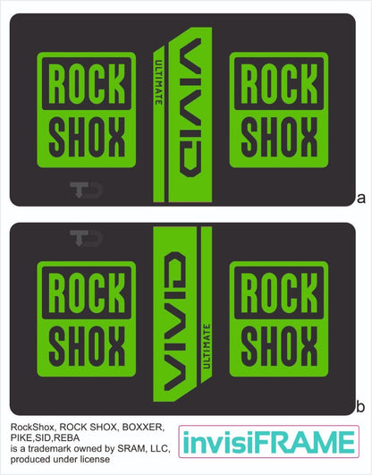 Rock Shox Vivid Coil Ultimate 2025 Decals