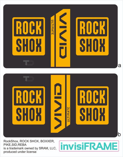 Rock Shox Vivid Coil Ultimate 2025 Decals