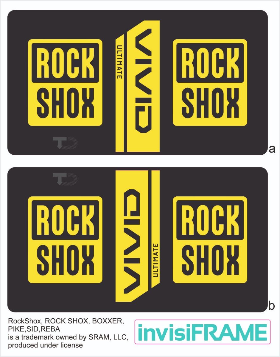 Rock Shox Vivid Coil Ultimate 2025 Decals