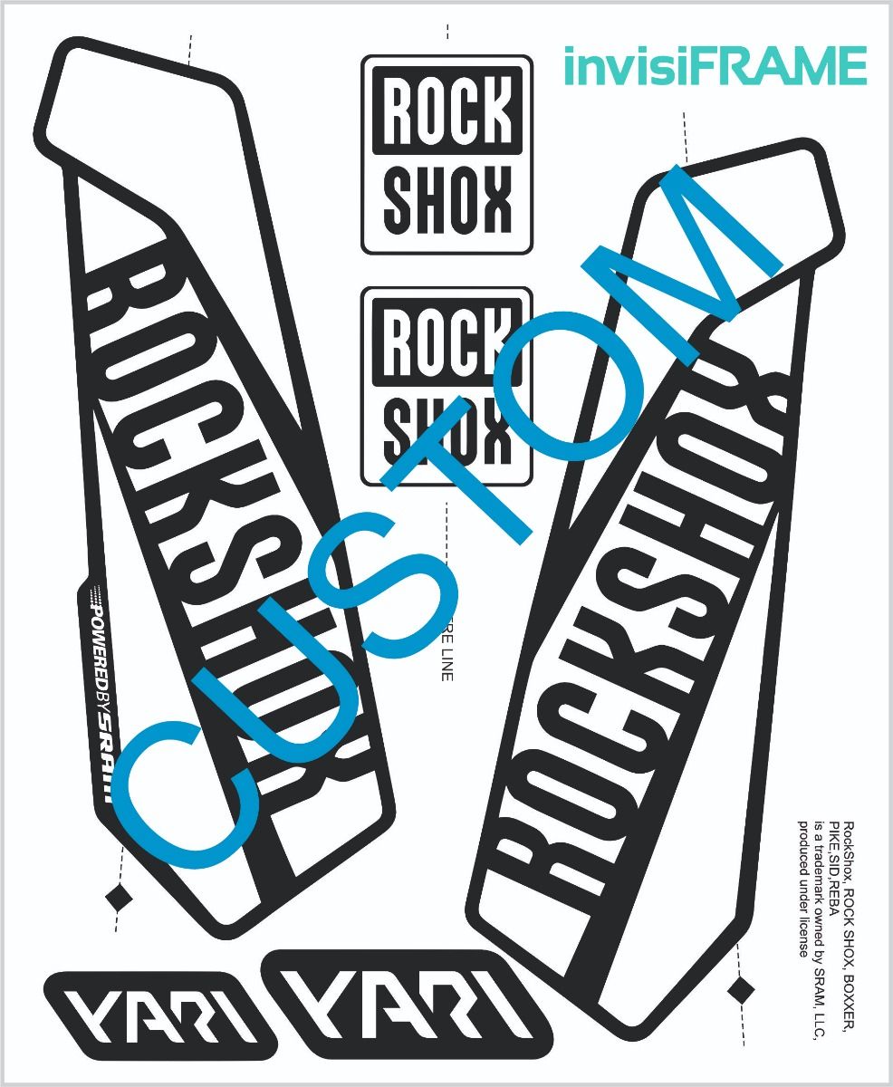 Rock Shox YARI 2016 Decals