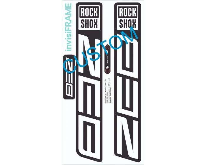 Rock Shox ZEB 2023 decals