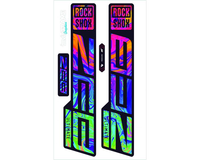 Rock Shox ZEB Ultimate 2021 Decals