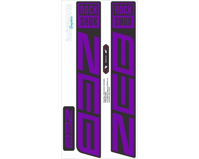 Rock Shox ZEB R 2021 Decals