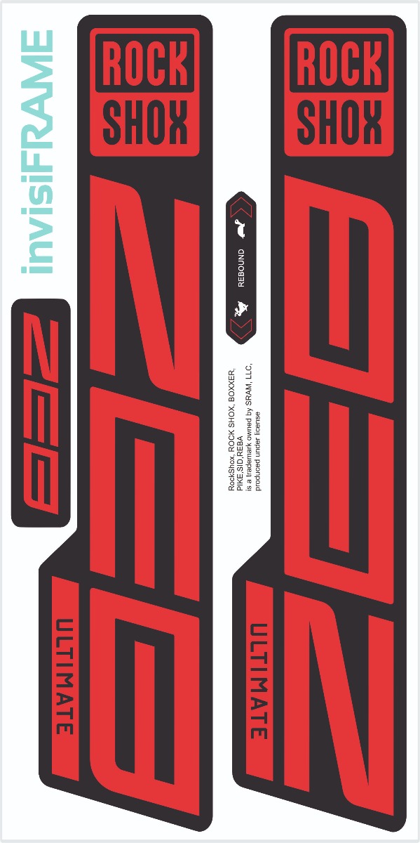 Rock Shox ZEB Ultimate 2023 Decals